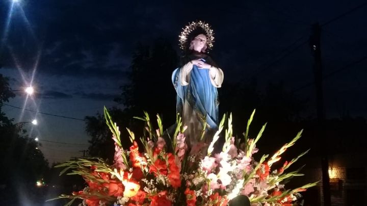 Así mostraban su fe a  "La Inmaculada Concepción" los sanjuaninos