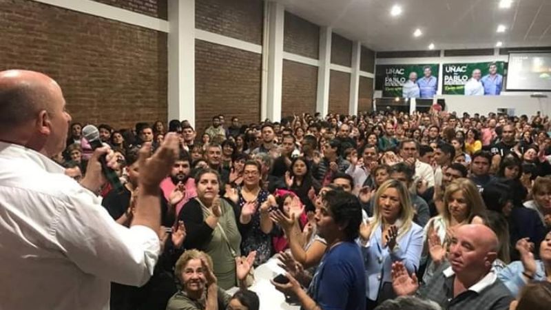 Con un mensaje de unidad, García Nieto llamó a trabajar por la reelección de Uñac