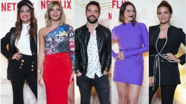 Los looks de los famosos en la presentación de "Alta Mar", la nueva serie de Netflix