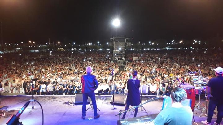 Más de 30 mil personas en la primer noche de la Fiesta de Albardón
