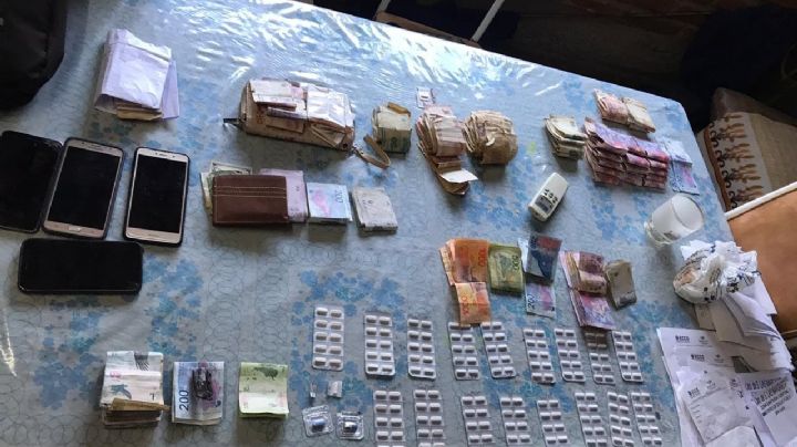 Allanamiento en Chimbas: hallaron pastillas de Alplax y mucho dinero