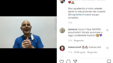 Lío Pecoraro grabó un emotivo video sobre su lucha contra la leucemia
