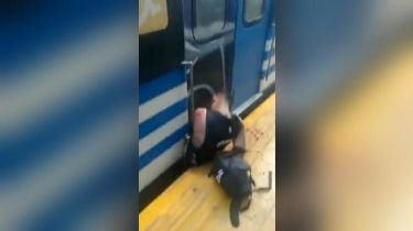 Trató de robar un celular y terminó aplastado por un tren