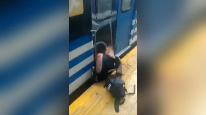 Trató de robar un celular y terminó aplastado por un tren