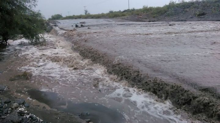 Lluvia Intensa  y caída de granizo en Baldes del Rosario