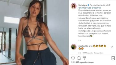 Flor Vigna incendió Instagram con su baile caliente