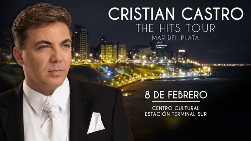 La confesión de Cristian Castro en pleno show
