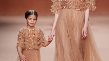La hija de 5 años de Icardi y Wanda debutó como modelo en Milán