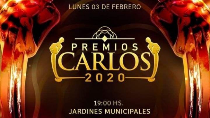 Los Premios Carlos y su noche de estrellas en Carlos Paz