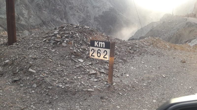 Alerta: desmoronamiento sepultó una ruta sanjuanina