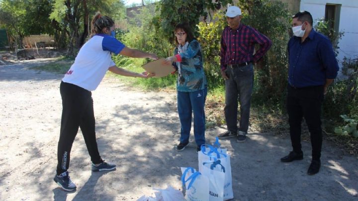 Continúa la entrega de kits de alimento y limpieza en Ullúm