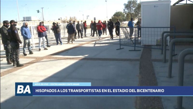 Hisopados en frontera: los camioneros con Covid-19 serán tratados en San Juan