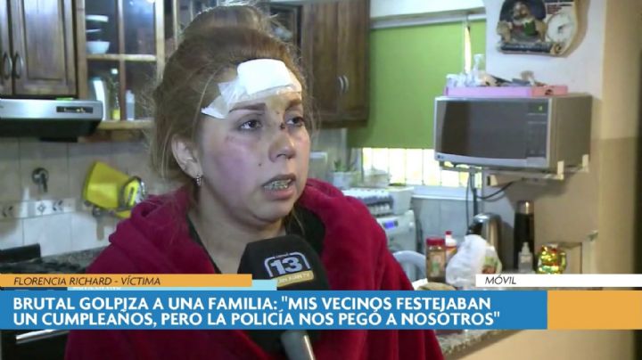 Investigarán a los policías tras la brutal golpiza a vecinos en Rivadavia