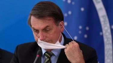 Sorpresa por el resultado del nuevo hisopado de Bolsonaro