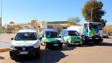 Angaco incorporó 4 movilidades para el trabajo municipal