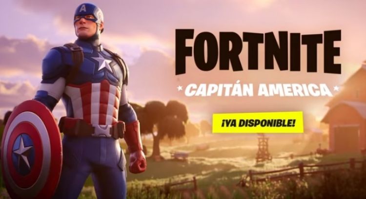El Capitán América llegó a Fortnite