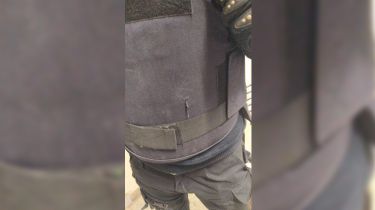 Lo salvó el chaleco: el día de suerte de un policía en Chimbas