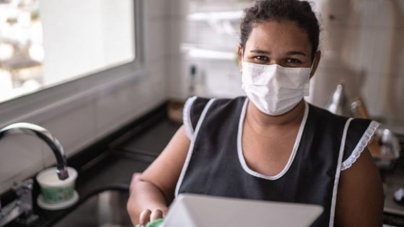 Trabajadoras domésticas reclaman más seguridad para trabajar en pandemia