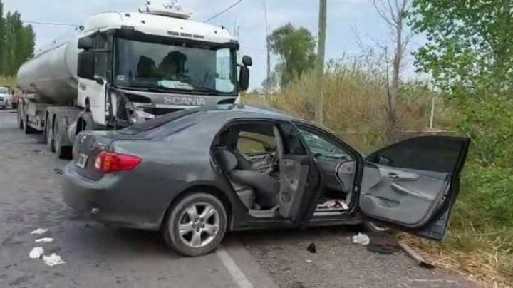 Trágico choque en Caucete: liberaron al camionero que embistió al Corolla