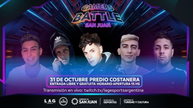 Mega festival gamer en San Juan: torneos y freestyle en el predio Costanera