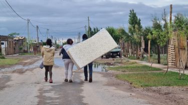 La peor pesadilla: duro relato de una mamá evacuada con su familia por la tormenta