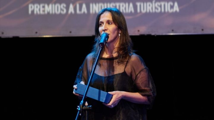 Claudia Grynszpan recibió el premio Bitácora a la Industria Turística