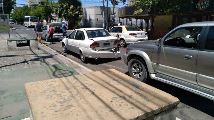 En el 'punto cero' de San Juan se produjo un violento accidente