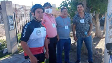 Increíbles imágenes de la travesía por Argentina del sanjuanino con Parkinson