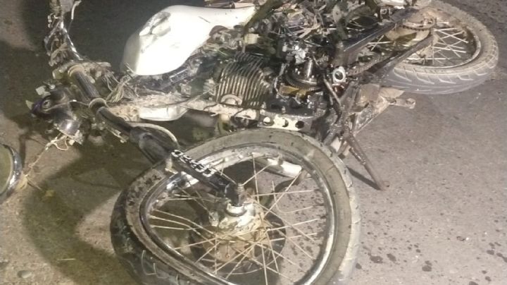 Identificaron al motociclista que falleció en el choque en Santa Lucia
