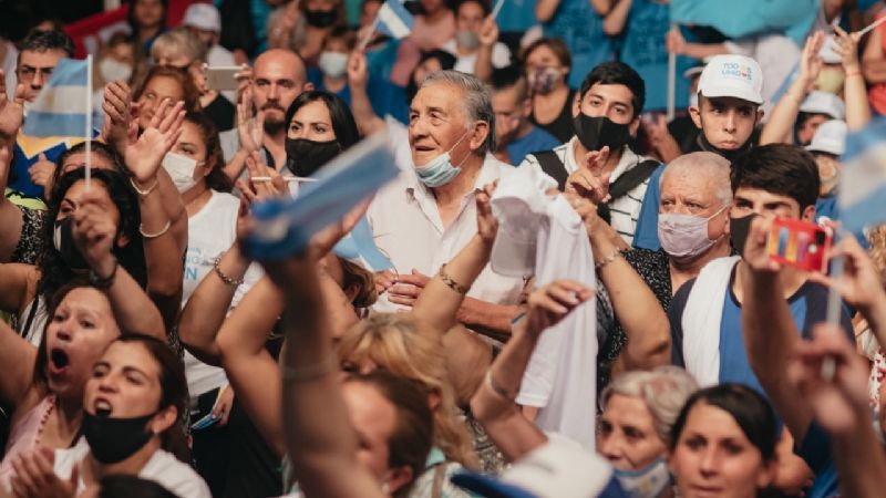 Acto Masivo: El Frente de Todos convocó a los vecinos de Rivadavia