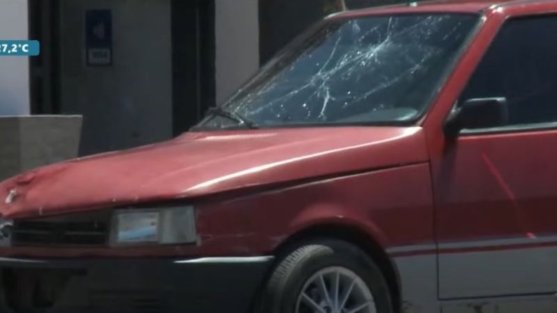 Este es el auto que atropelló, arrastró y mató a la abuela en Rivadavia