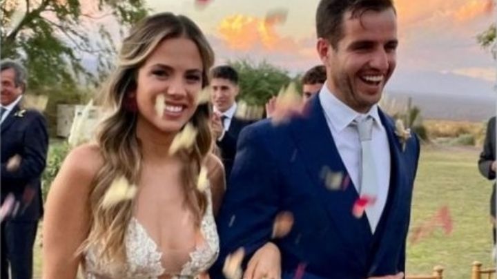 Agustín Bugallo se casó en una emotiva celebración en Barreal