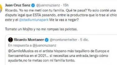 “Deja de hinchar las pelotas”: Ricardo Montaner agredido en las redes sociales