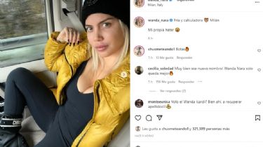 Wanda Nara logró su cometido y se quitó el apellido Icardi de Instagram