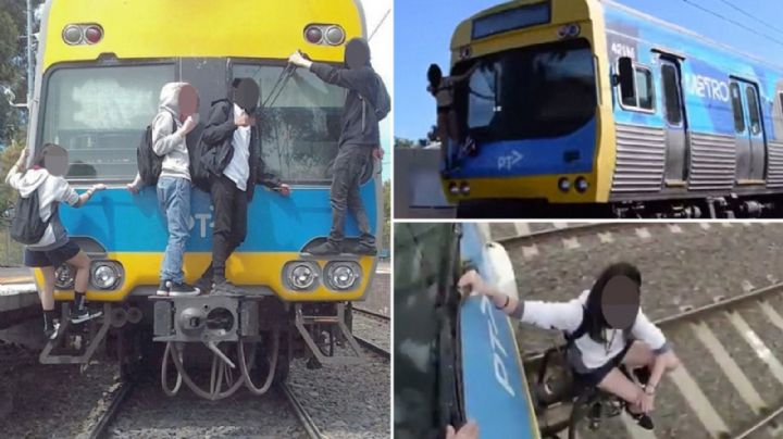 'Surfear' los trenes: la peligrosa tendencia que ya llegó a Argentina