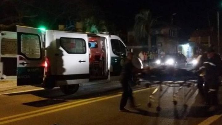 Dramático accidente en Pocito: moto atropelló a un hombre que iba caminando