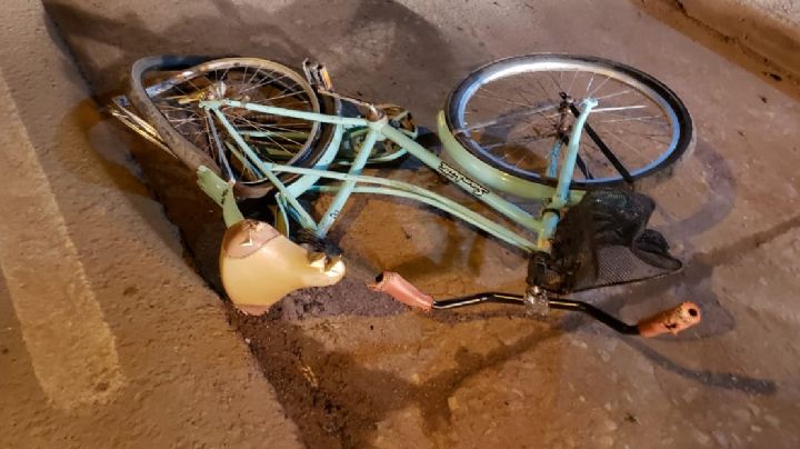 Un ciclista de 75 internado tras un duro choque con una moto