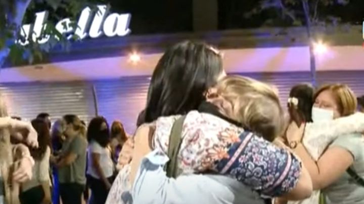 "Gracias Falabella": el último abrazo de despedida en el local