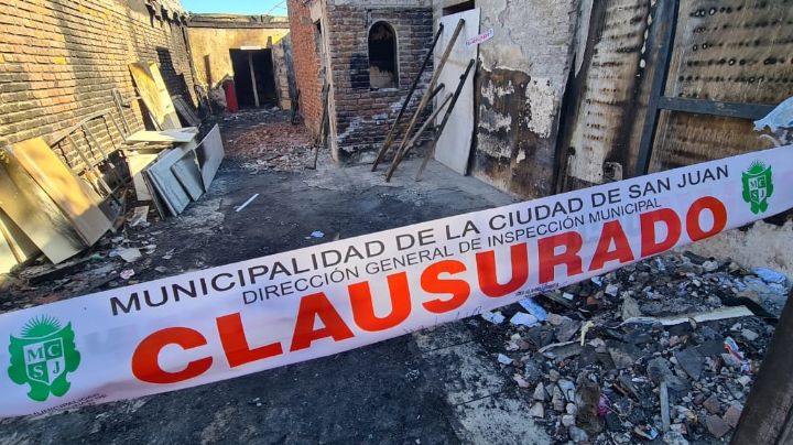 Incendio en Danyo: un vecino pidió la clausura y no pueden sacar los escombros