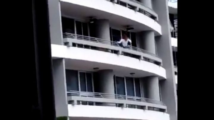 Quiso sacarse una selfie en el balcón y terminó cayendo desde un noveno piso
