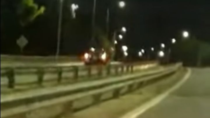 Video: pánico en la Circunvalación por un conductor a contramano