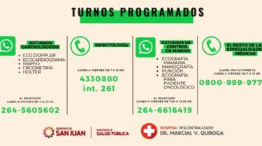 Atención: Cómo obtener turnos para el Hospital Marcial Quiroga