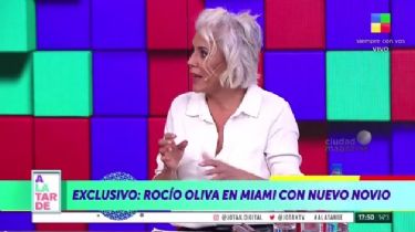 Rocío Oliva estrenó novio y se fue a Miami