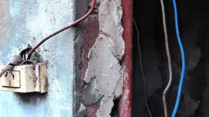 Terrible accidente: un albañil recibió un descarga eléctrica en Rivadavia