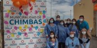 El equipo sanitario de Chimbas encargado de la vacunación contra el Covid 19 y de las charlas de concientización sobre el suicidio 