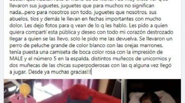 Sin escrúpulos: cayó una mujer que vendía por Facebook la camiseta robada del nicho de una niña