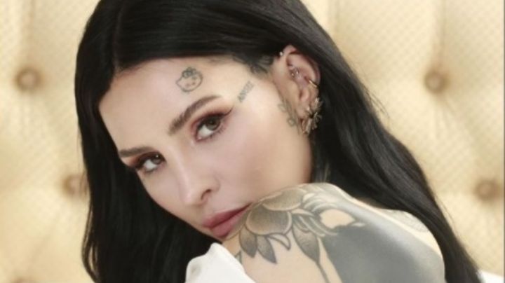 "Nena mala": Cande Tinelli con poca ropa mostró sus tatuajes