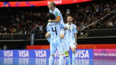 Futsal: la Selección Argentina jugará con Brasil en semifinales