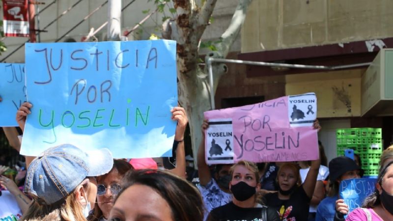 'Justicia por Yoselí': una multitud marchó por el femicidio de la menor en Sarmiento