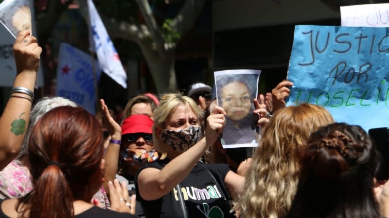 'Justicia por Yoselí': una multitud marchó por el femicidio de la menor en Sarmiento